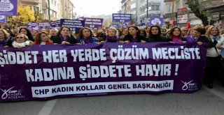 KADINLARIN SESİ BURSA’DA YANKILANDI: ŞİDDETE HAYIR!