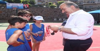 Mudanya'da Sokak Basketbolu Heyecanı.