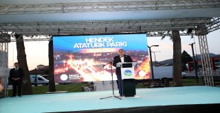 Hendek Atatürk Parkı Törenle Açıldı