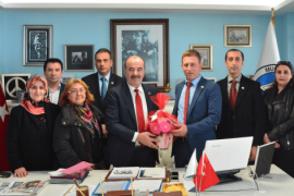 Başkan Türkyılmaz'a İyi Parti'den ziyaret
