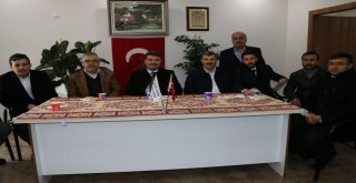 BELEDİYE BAŞKAN ADAYI EVREN DİNÇER MUHTARLARLA BULUŞTU