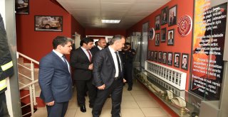 Başkan Aktaş'tan itfaiye komuta merkezine ziyaret