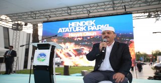 Hendek Atatürk Parkı Törenle Açıldı