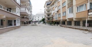 Mudanya'da 10 bin metrekare parke taşı döşeniyor