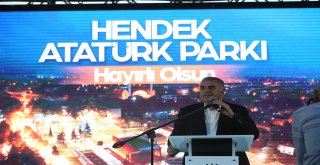 Hendek Atatürk Parkı Törenle Açıldı