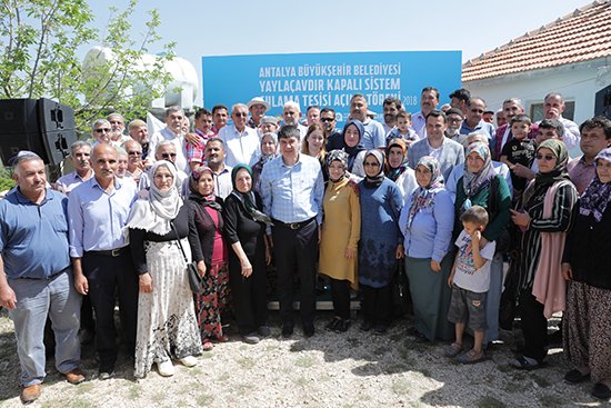 Kaş’ın Yaylaçavdır Mahallesi sulama suyuna kavuştu