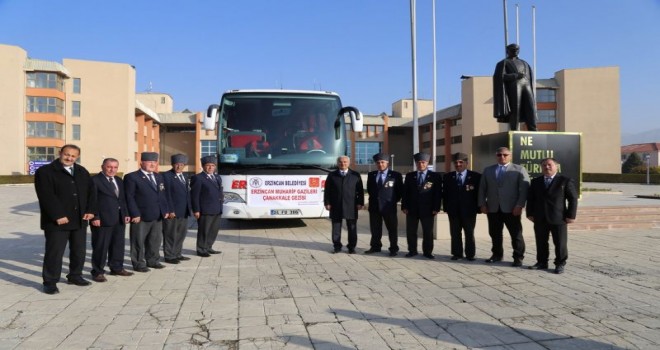 Erzincan Belediyesi   tarafından Muharip Gazilerimize Çanakkale gezisi düzenlendi.