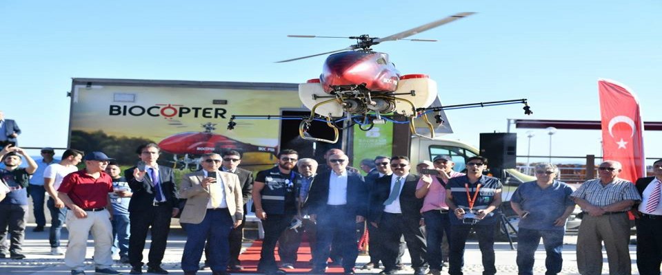 Balıkesir'de  Drone ile İlaçlama Dönemi