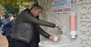 Büyükşehir,  Çorba çesmeleriyle insanların içini ısıtıyor.