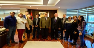 Başkan Gökhan'ın ağır misafirleri