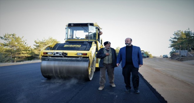 Şehitlik ve Bahabey Çamlığı yolu 25 metreye çıkıyor