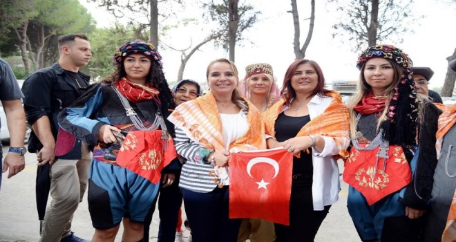 Çerçioğlu ,Aydın Ulusal Yörük Türkmen Şenliği'ne katıldı.