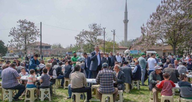 Karacabey’de köy mevlitlerine belediye desteği