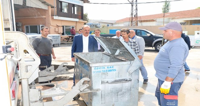 Mudanya'da çöp konteynırlarınının sayısı arttı